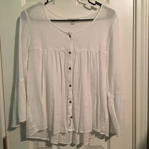 Button Up with Bell Sleeves